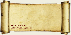 Olga Atanacković vizit kartica